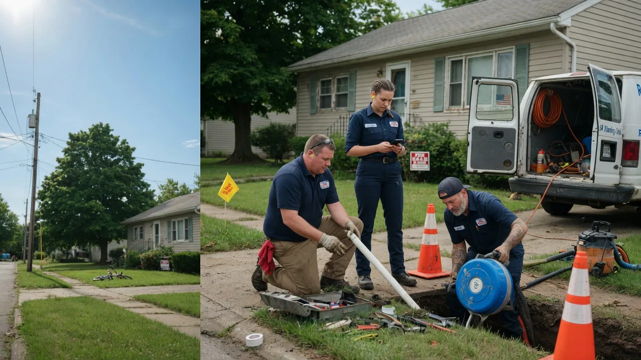 Sewer Line Repair in De Witt, IA near me